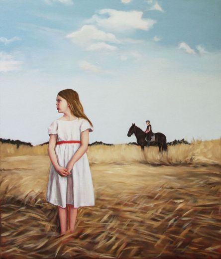 Im Kornfeld, 2022, 70 x 60 cm