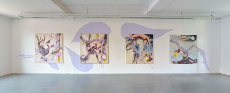 Kunstverein Aschaffenburg, Ein Zimmer für mich allein, Starke Frauen, 2025, Installationsansicht