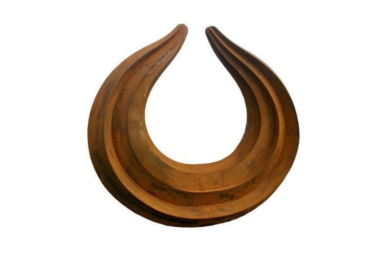 corno, 2013, Cortenstahl, 300x325x125 cm