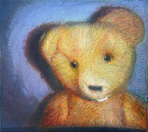 Loved, Lost & Found 15, 2026, Acryl auf Leinwand, 45 x 50 cm