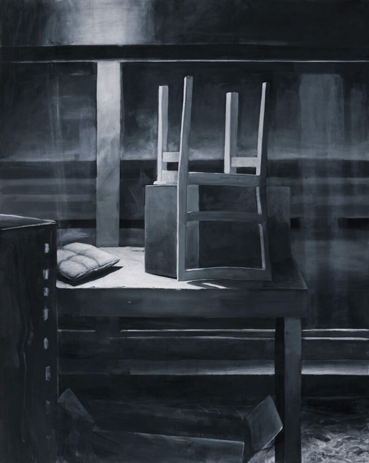 Sador Weinsčlucker, alles bereitet, 2021, Öl auf Leinwand, 200 x 160 cm