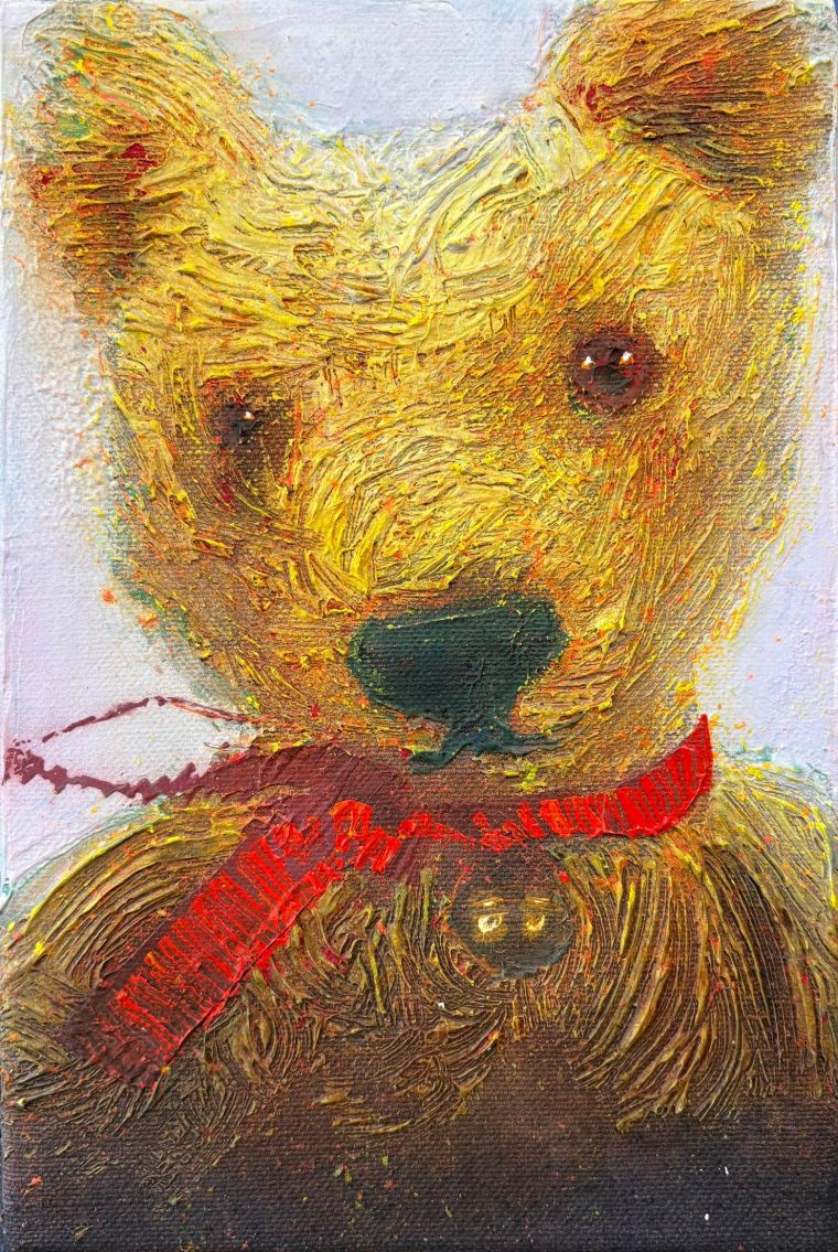 Loved, Lost & Found 12, 2026, Acryl auf Leinwand, 30,5 x 20,5 cm