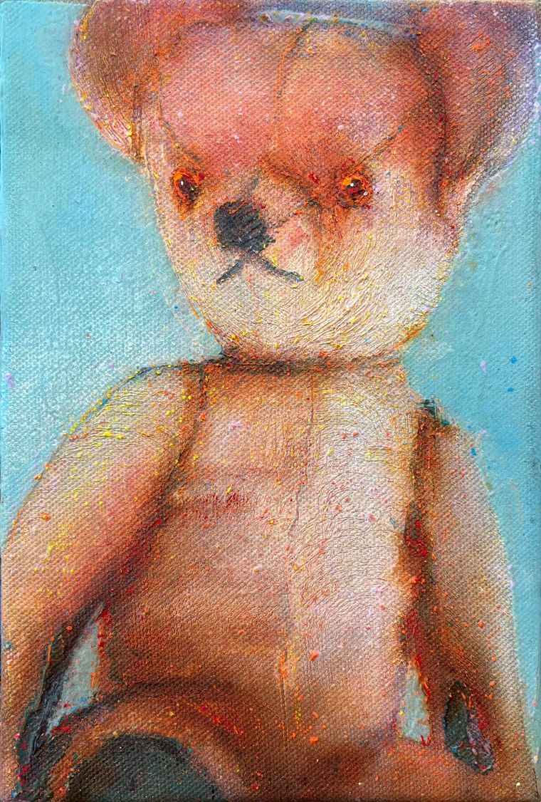 Loved, Lost & Found 24, 2026, Acryl auf Leinwand, 30 x 20 cm