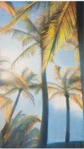 Sturm 3, 2025, Acryl auf Leinwand, 150 x 85 cm