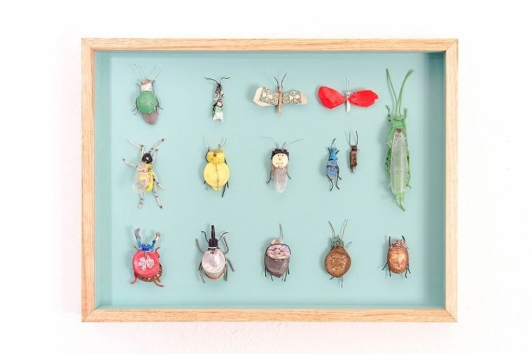 Insektenkasten (Mai I), 2019, mixed media 30 x 40 cm