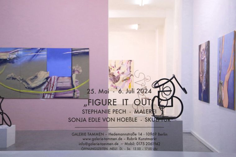 Galerie Tammen, Berlin, Figure it out, 2024, mit Sonja Edle von Hoeßle