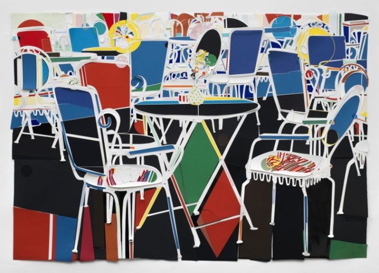 13 Stuehle, 2017, 150 x 215 cm