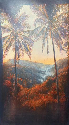 Sturm 15, 2025, Acryl auf Leinwand, 90 x 50 cm