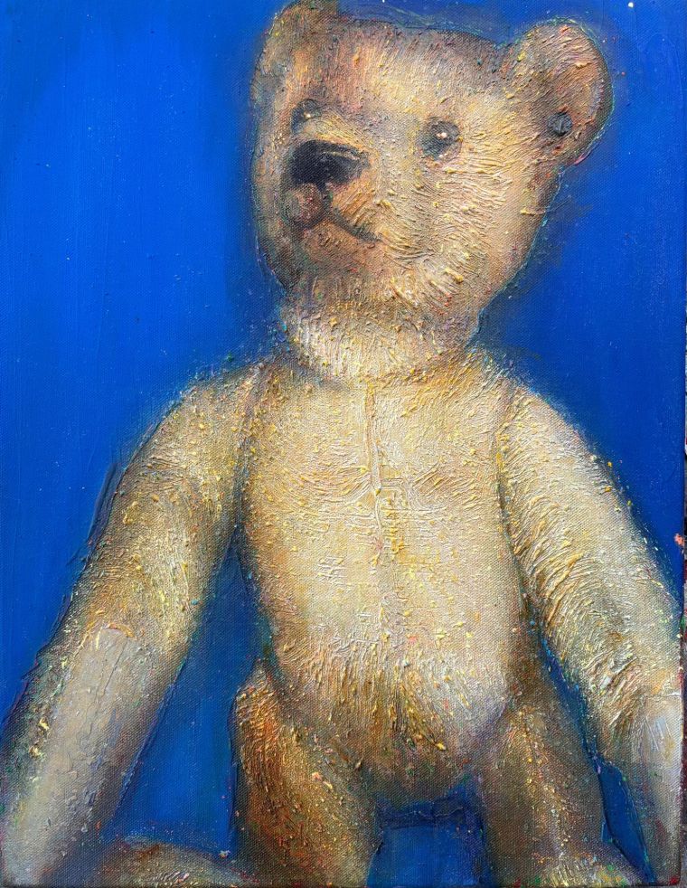 Loved, Lost & Found 14, 2026, Acryl auf Leinwand, 65 x 50 cm