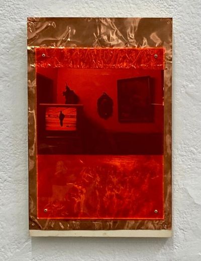 o.T. BB1835, 2023, Mixed Media, 30 x 20 x 2 cm