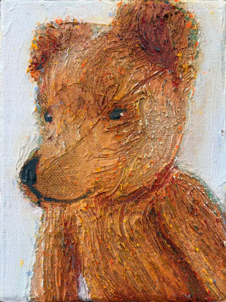 Loved, Lost & Found 31, 2026, Acryl auf Leinwand, 20 x 15 cm