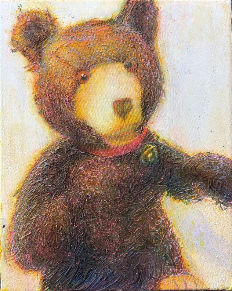 Loved, Lost & Found 17, 2026, Acryl auf Leinwand, 50 x 40 cm