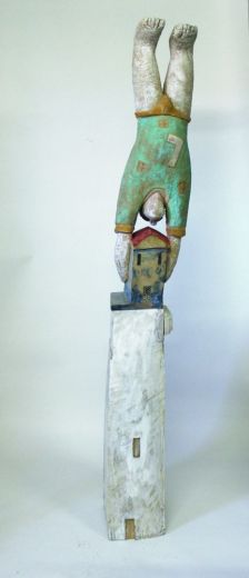 Hauswart, 2013, Holz bemalt