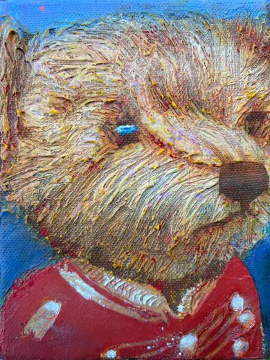 Loved, Lost & Found 9, 2026, Acryl auf Leinwand, 20,5 x 15,5 cm