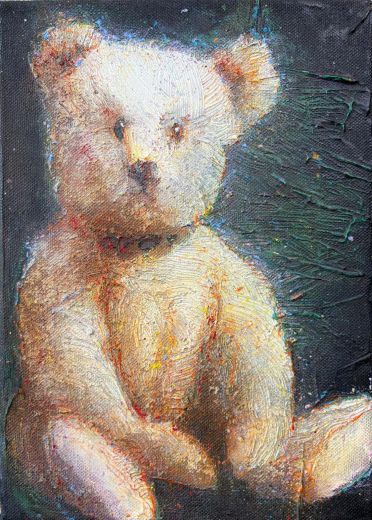 Loved, Lost & Found 7, 2026, Acryl auf Leinwand, 35 x 25 cm