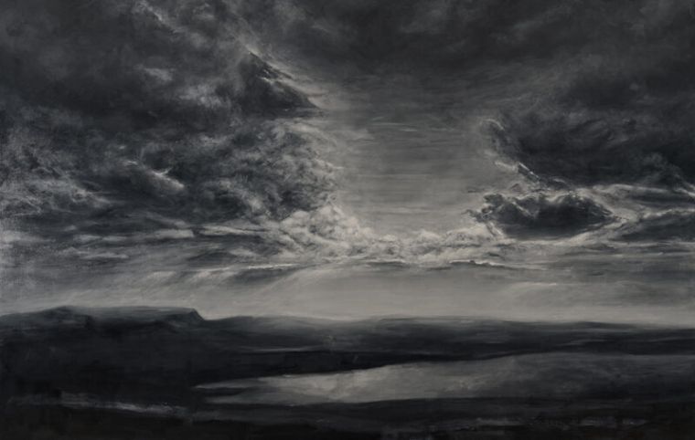 Sador Weinsčlucker, wieder von vorn, 2025, Öl auf Leinwand, 190 x 300 cm